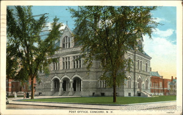 Post Office Concord New Hampshire