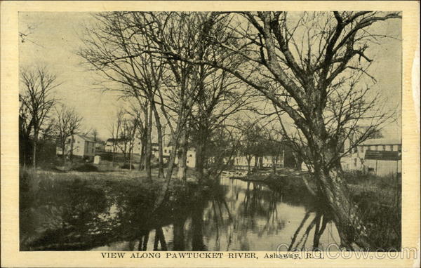 View Along Pawtucket River Ashaway Rhode Island