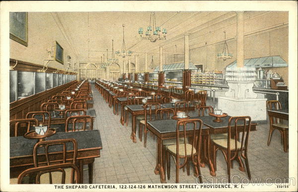 The Shepard Cafeteria, 122-124-126 Mathewson Street Providence Rhode Island
