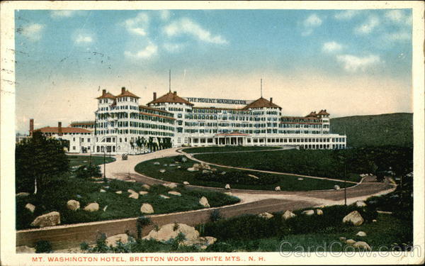 Mt. Washington Hotel Bretton Woods New Hampshire