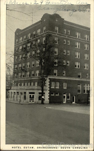Hotel Eutaw Orangeburg South Carolina