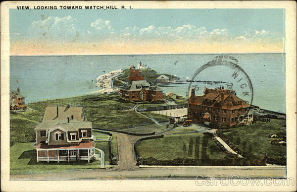 View Looking Toward Watch Hill, R.I. Rhode Island