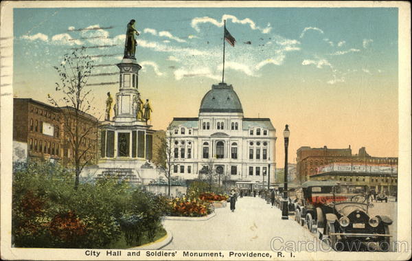City Hall and Soldiers' Monument Providence Rhode Island