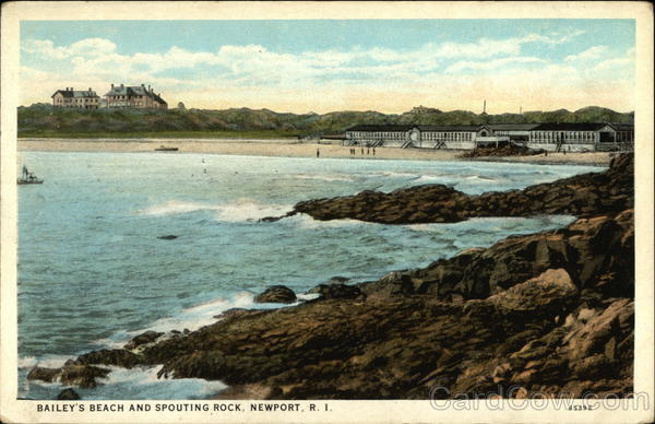 Bailey's Beach and Spouting Rock Newport Rhode Island