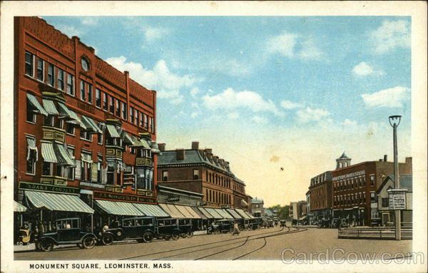 Monument Square View Leominster Massachusetts
