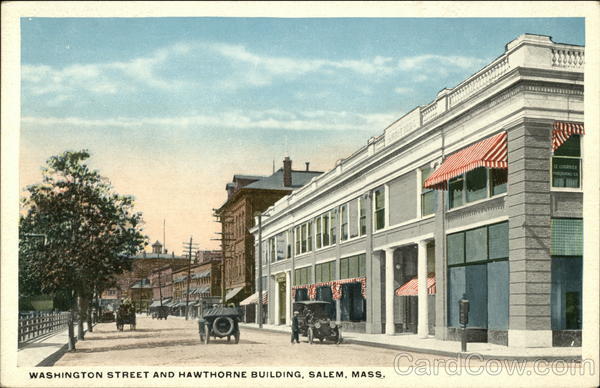 Washington Street and Hawthorne Building Salem Massachusetts
