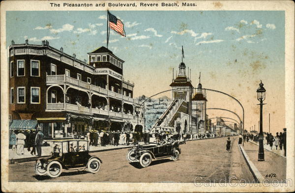 The Pleasanton and Boulevard Revere Beach Massachusetts