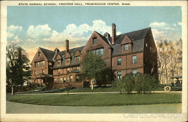 State Normal School, Crocker Hall Framingham Center Massachusetts