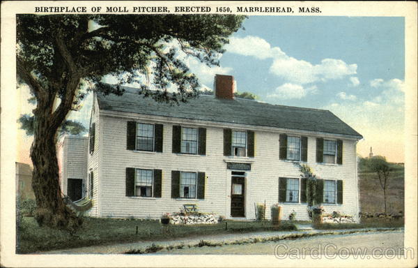 Birthplace of Moll Pitcher Marblehead Massachusetts