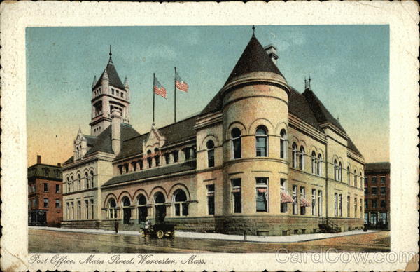 Post Office, Main Street Worcester Massachusetts