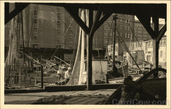 Fishing Boats at T Wharf Boston Massachusetts