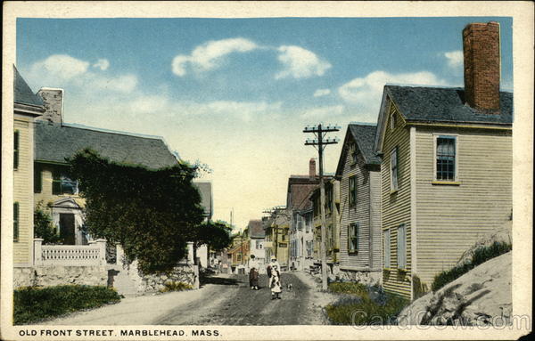 Old Front Street Marblehead Massachusetts