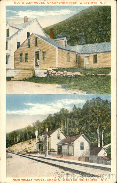 Old and New Willey House, Crawford Notch, White Mountains, New Hampshire