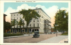 DeWitt Hotel Lewiston, ME Postcard Postcard