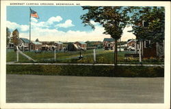 Somerset Camping Grounds Skowhegan, ME Postcard Postcard