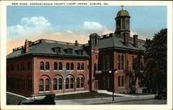 New Wing, Androscoggin County Court House Auburn, ME Postcard Postcard