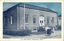 US Post Office Woodsfield, OH Postcard Postcard