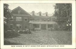 New Annex, K of P Home for Aged Springfield, OH Postcard Postcard