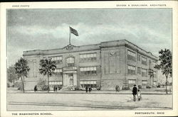 The Washington School Postcard