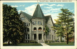 Oberlin College - Talcott Hall Postcard