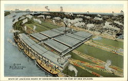 State of Louisiana Board of Commissioners of the Port of New Orleans Postcard