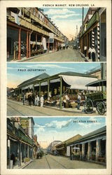 French Market Postcard