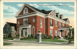 Womans Department Club Postcard