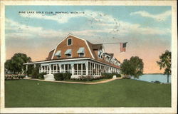 Pine Lake Golf Club Pontiac, MI Postcard Postcard