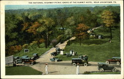 The National Highway Picnic Grove at the Summit Hotel Postcard