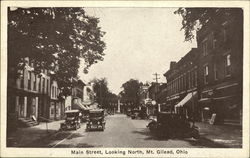 Main Street, Looking North Postcard