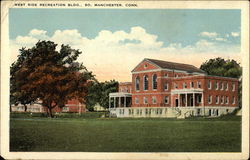 West Side Recreation Building, So. Manchester, Conn South Manchester, CT Postcard Postcard