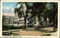 Weldon Hotel Greenfield, MA Postcard Postcard