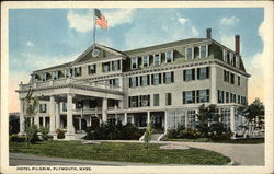 Hotel Pilgrim Plymouth, MA Postcard Postcard