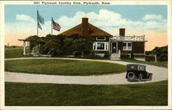 Plymouth Country Club, Plymouth, Mass Massachusetts Postcard Postcard