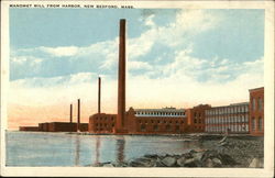 Manomet Mill from Harbor New Bedford, MA Postcard Postcard