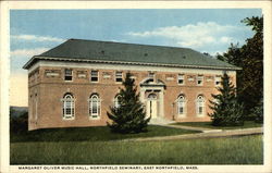 Northfield Seminary - Margaret Oliver Music Hall East Northfield, MA Postcard Postcard