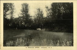 "A Beauty Spot", Ashaway, R. I Rhode Island Postcard Postcard