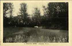 "A Beauty Spot", Ashaway, R. I Postcard