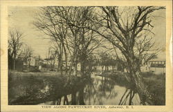 View Along Pawtucket River Postcard