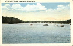 Brushneck Cove Oakland Beach, RI Postcard Postcard