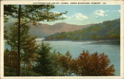 Chittenden Dam and Mt. Carmel, Green Mountains Scenic, VT Postcard Postcard