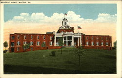 Masonic Home Postcard