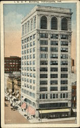 IOOF Building Postcard