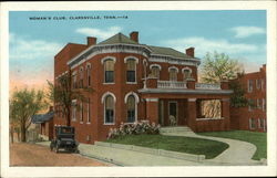 Woman's Club, Clarksville, Tenn Tennessee Postcard Postcard