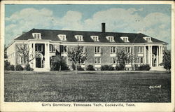 Girl's Dormitory at Tennessee Tech Postcard