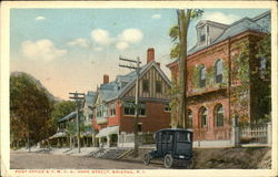 Post Office & Y.M.C.A. Hope Street Bristol, RI Postcard Postcard