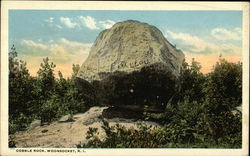 Cobble Rock Woonsocket, RI Postcard Postcard