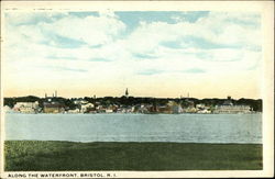 View Along The Waterfront Postcard