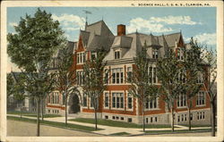 Science Hall, C.S.N.S Clarion, PA Postcard Postcard