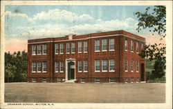Grammar School Milton, NH Postcard Postcard